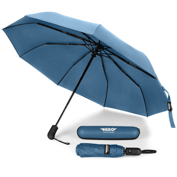 HERO Travel Umbrella - Windproof, Compact and Portable