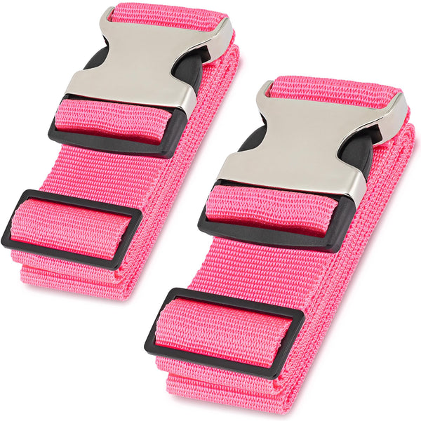 HERO Luggage Straps for Suitcases and Carry-On (2-Pack) Heavy-Duty Secure Belts with 700+ lbs. Max Force Tension