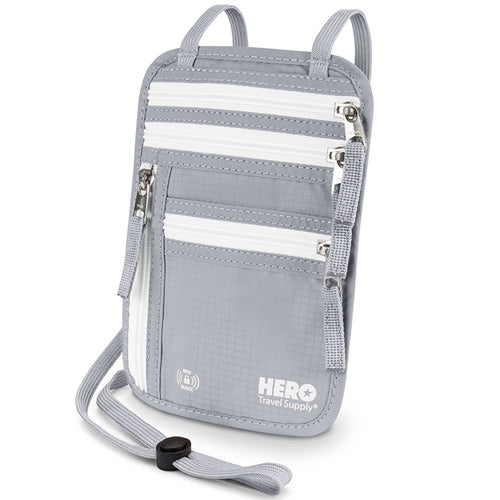 HERO Neck Wallet - RFID Blocking Passport Holder