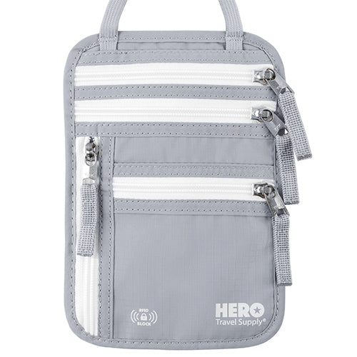 HERO Neck Wallet - RFID Blocking Passport Holder