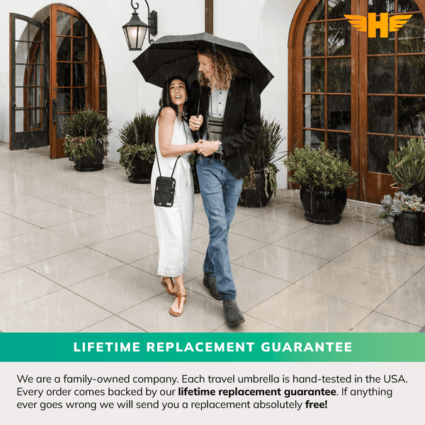 HERO Travel Umbrella - Windproof, Compact and Portable